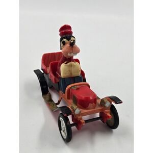 DISNEY FRICTION TOY GOOFY STANLEY STEAMER CAR 1960s MARX